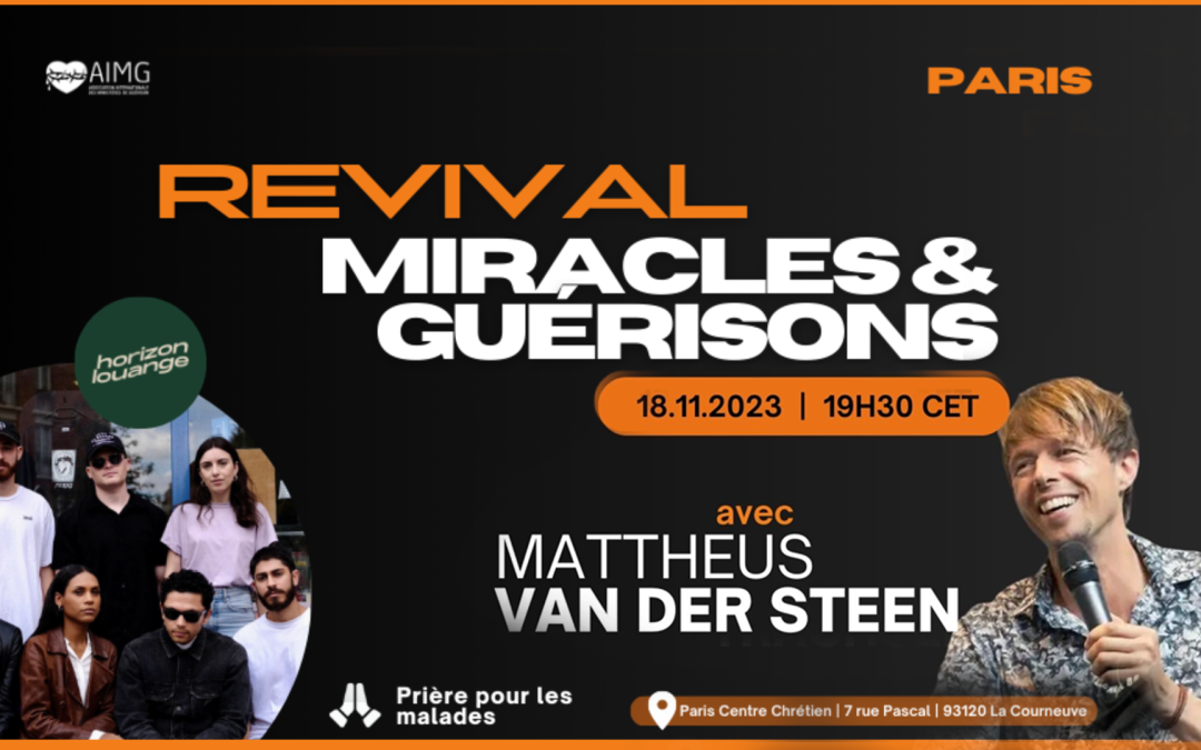 Soirée Miracles et Guérisons Van Der Steen